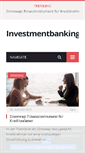 Mobile Screenshot of investmentbanking-news.de