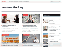 Tablet Screenshot of investmentbanking-news.de